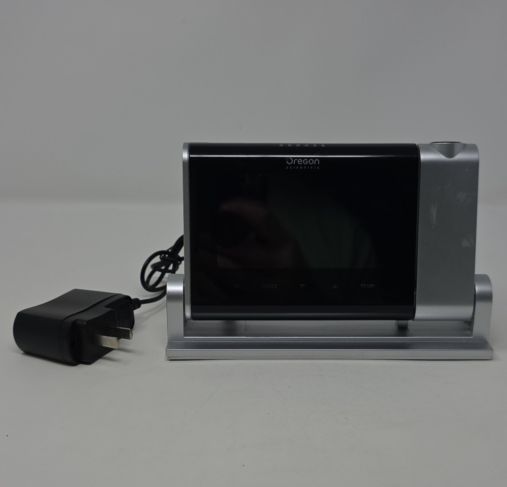 Oregon Scientific BAR339PA Projection Digital Alarm Clock Temp/Weather Snooze
